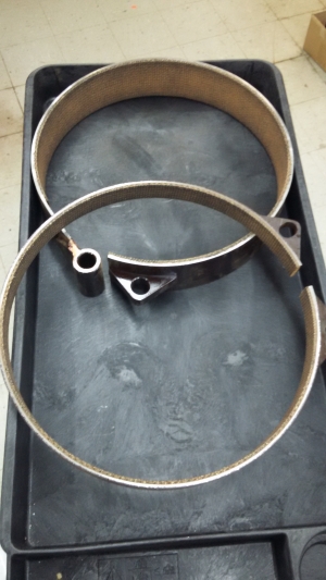 411867W - 411868W  Timberjack Gearmatic # 19 , Heavy Duty Woven Brake Band